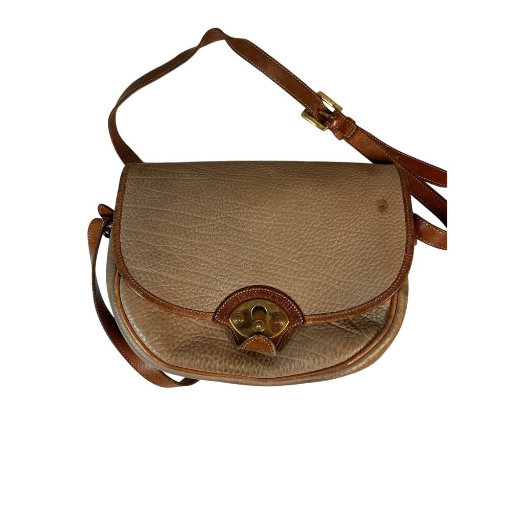 Dooney And Bourke Brown Leather Crossbody Purse USA
